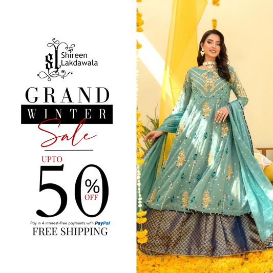 Shireen Lakdawala Grand Winter Sale - Up to 50% Off