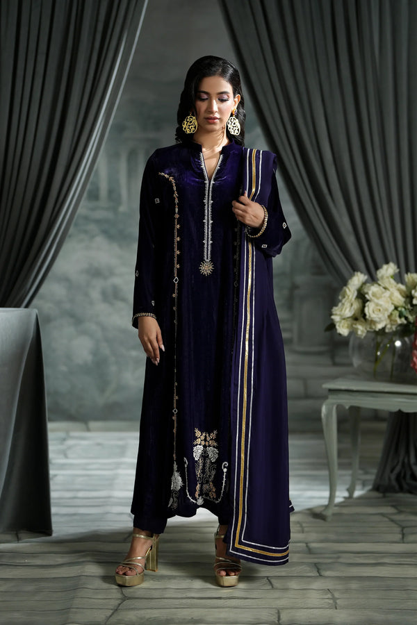 Zeya Velvets | Winter Formal & Festive Wear | Shireen Lakdawala