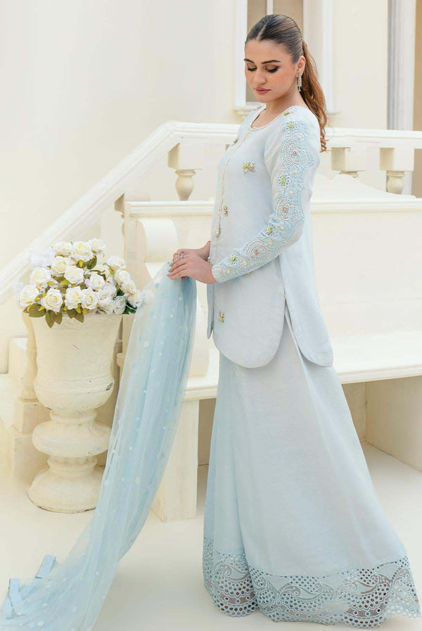 princess polly baby blue dress RIMA – Baby Blue Raw Silk Pakistani Dress with Floral Embroidery – Shireen  Lakdawala