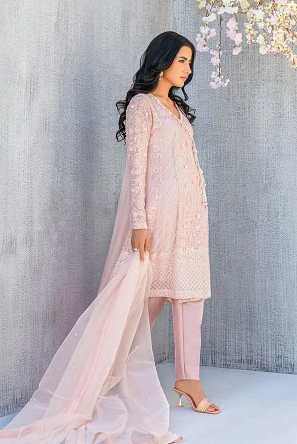 pakistani luxury dress Ayla – Elegant Luxury Pret Pakistani Designer Dress with Beautiful Detail Shirt & Pants / L / Sequin Dupatta