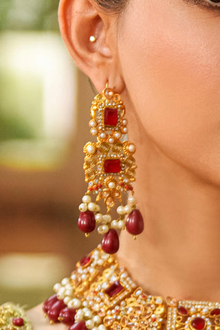 SL-J23-016 Kohinoor Earrings