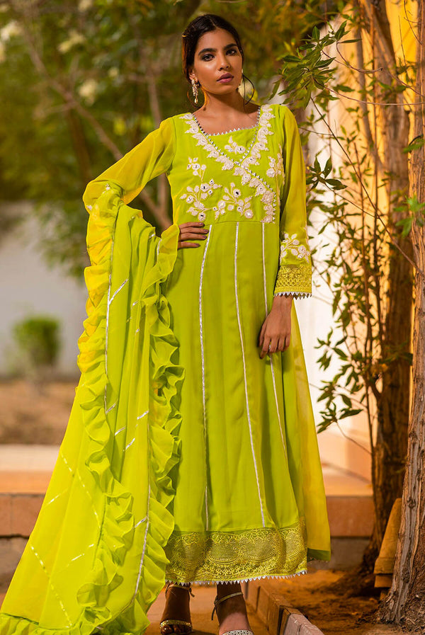 Embrace Delicate Beauty with Lilly Lilac Pakistani Designer Dress