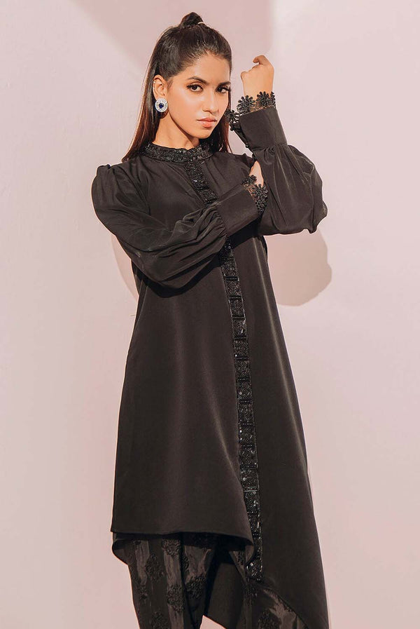 Embrace the Allure of Noir Pakistani Designer Dress
