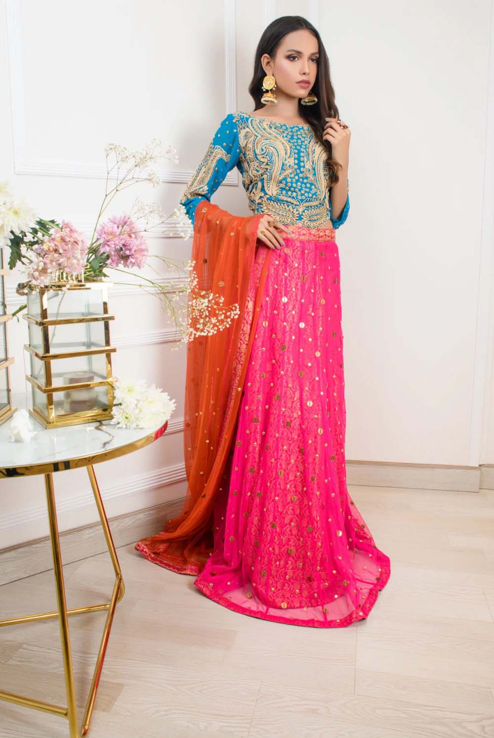 RANG RAS LEHENGA CHOLI