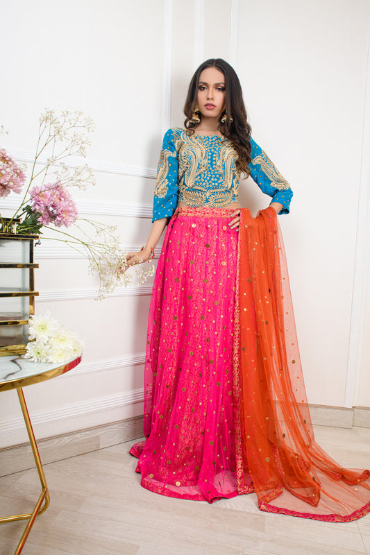 RANG RAS LEHENGA CHOLI