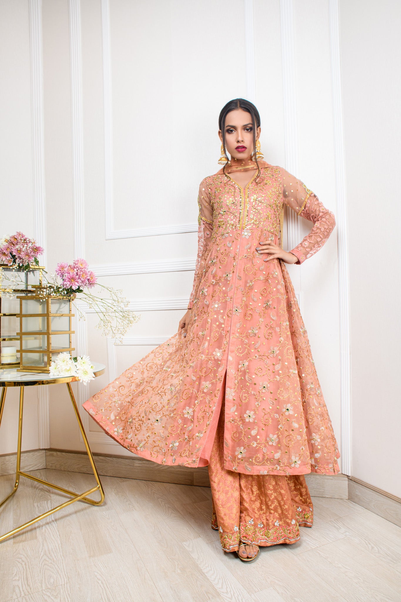 Shine Bright with Nagina Pakistani Designer Dress - Shireen Lakdawala